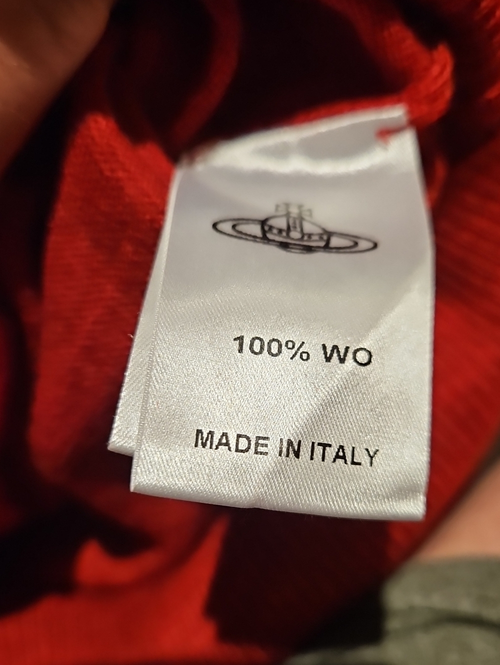 VIVIENNE WESTWOOD RED V-NECK/BUTTON CARDIGAN    SIZE XL - Picture 9 of 13